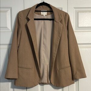 Silence + Noise Tan Blazer